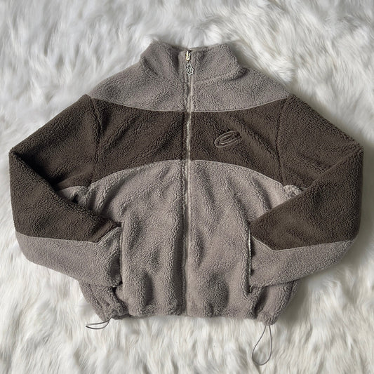 Space Grey Reversible Fleece