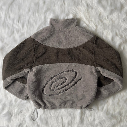 Space Grey Reversible Fleece